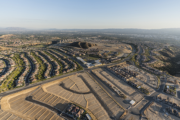 Expansion Of Los Angeles Aerial View